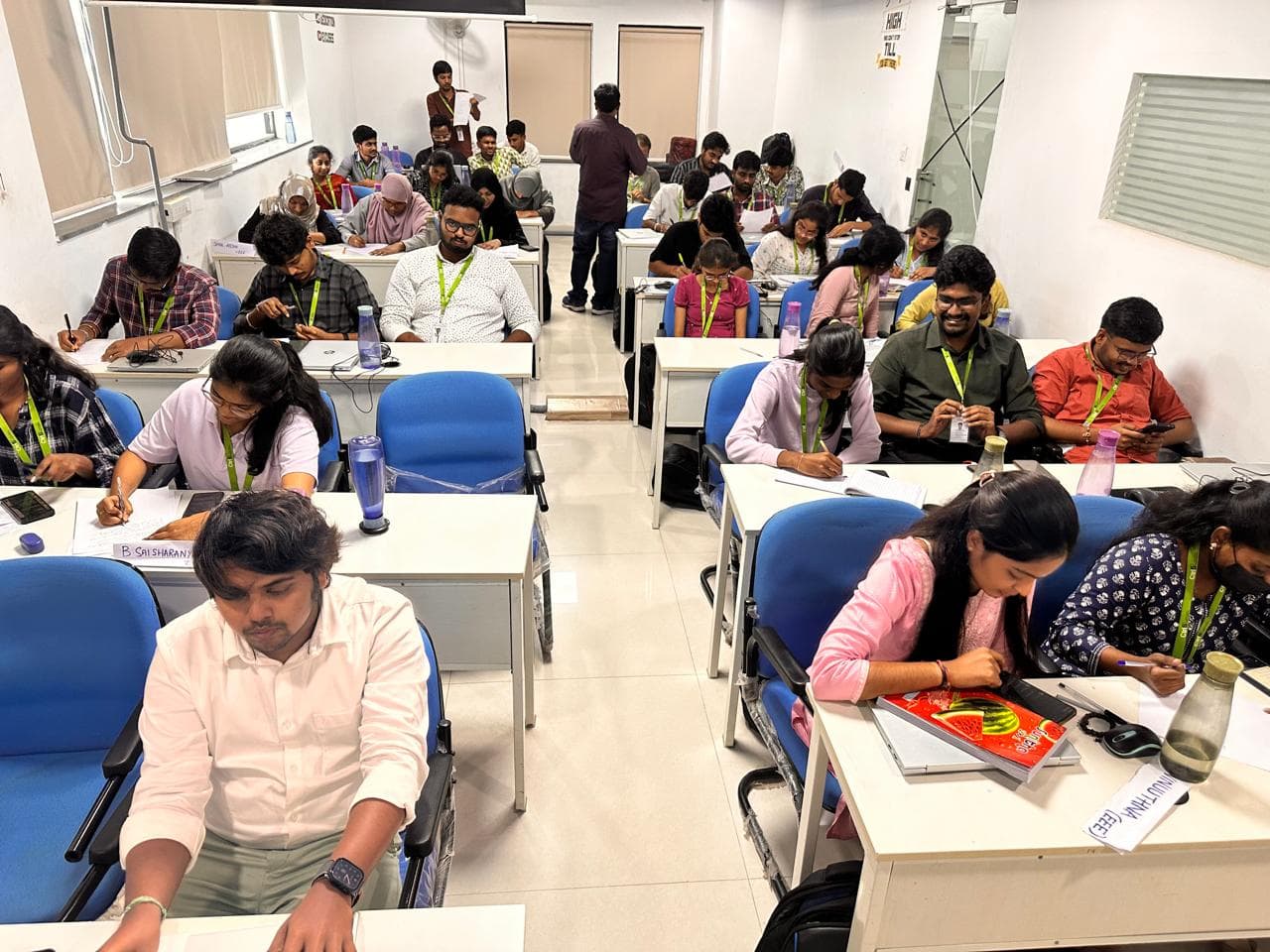 Students in an active RI-BS training session